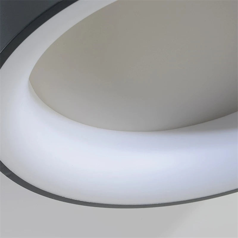 plafonnier moderne à leds minimaliste avec télécommande