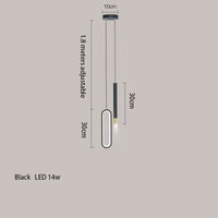 Nordic minimalist LED chandelier for home