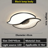 plafonnier led minimaliste moderne créatif romantique chaud