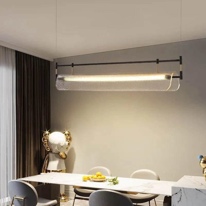 suspension rétro en verre pour décoration intérieure moderne - vue 5 sur 18