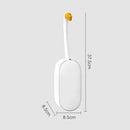 Goose Shape Toilet Brush - Wall-Mounted Corner Cleaner, Refillable Detergent, Funny Silicone TPR Brush, Bathroom Decor Accessory