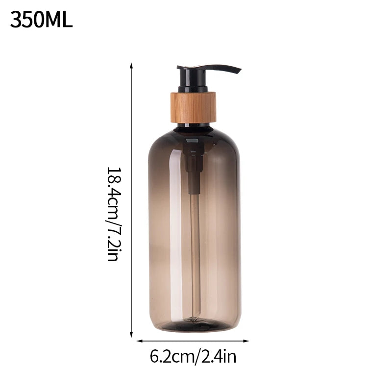 flacon pompe rechargeable pour shampoing et gel douche - vue 20 sur 33