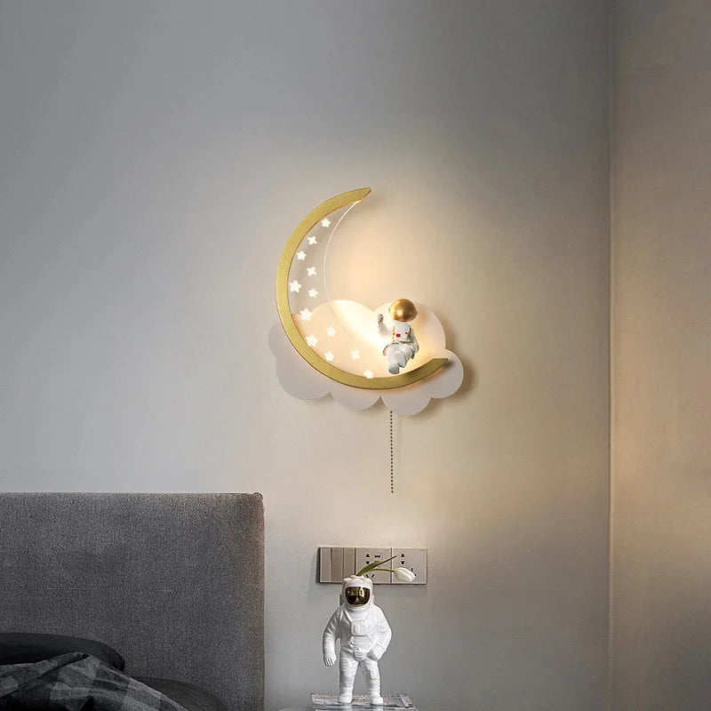 applique murale led design artistique avec interrupteur nouvelle collection - vue 6 sur 7