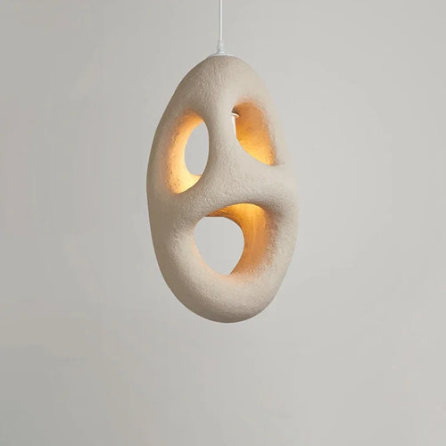 suspension wabi sabi style japonais en résine artisanale