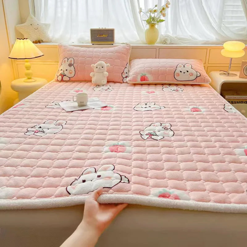 surmatelas en velours chaud pour un confort hivernal - vue 10 sur 15