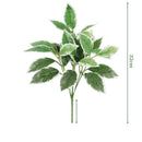 feuilles de bambou dieffenbago en soie pour décoration élégante