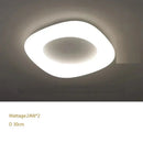 Modern minimalist acrylic eye protection pendant light, living room, bedroom, circular LED indoor lighting