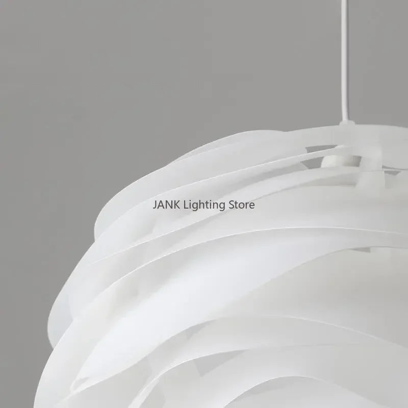 lustre romantique en acrylique design danois décoratif pour intérieur - vue 7 sur 8