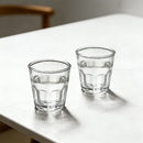Lot de 2 petits verres cocktail transparents