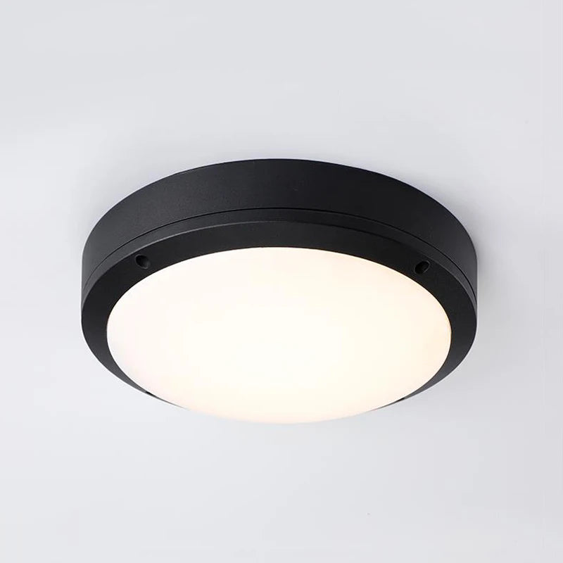 (WECUS) Outdoor Moisture/Anti-mosquito Ceiling Light, LED Villa Courtyard Corridor/Balcony/Aisle/Bathroom/Kitchen Ceiling Light - vue 5 sur 7
