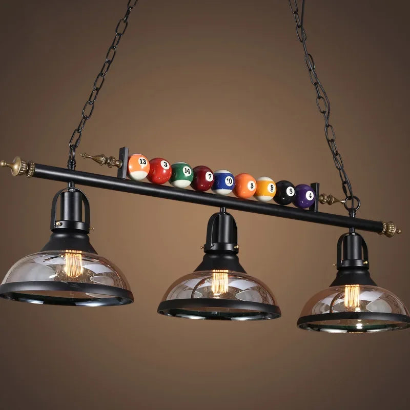 lustre rétro créatif pour restaurant bar et boutique - vue 2 sur 11