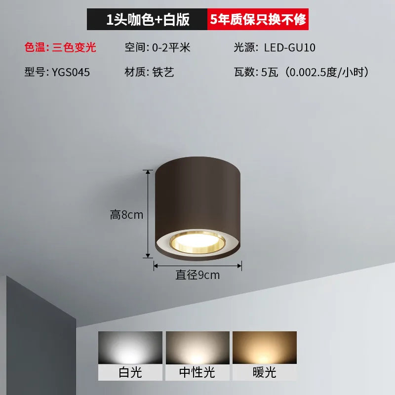 plafonnier double tête pour éclairage intérieur et extérieur - vue 11 sur 13