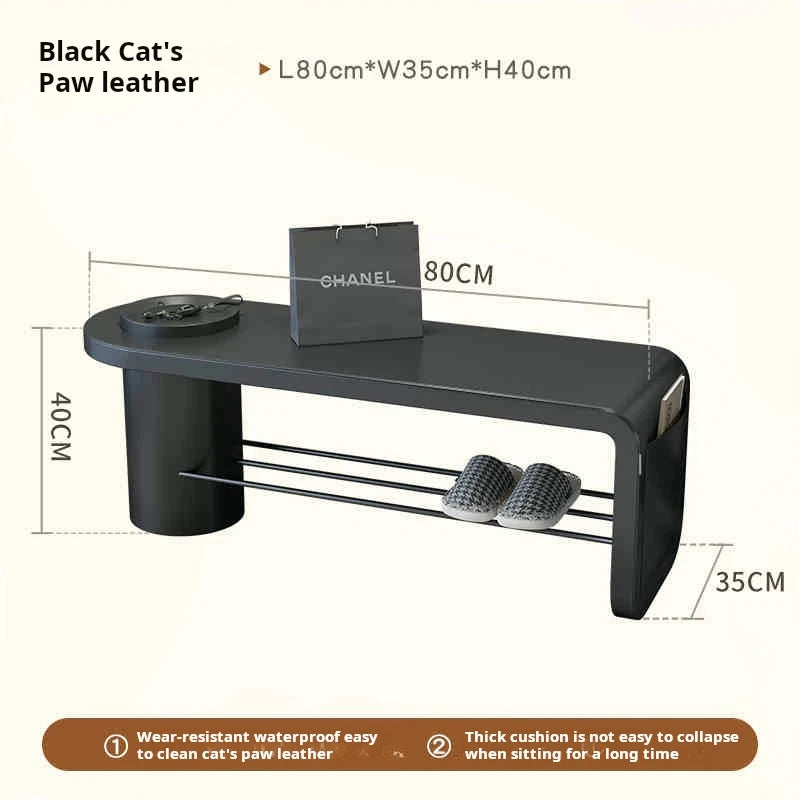 banc de rangement multifonction pour chaussures et autres objets - vue 8 sur 12