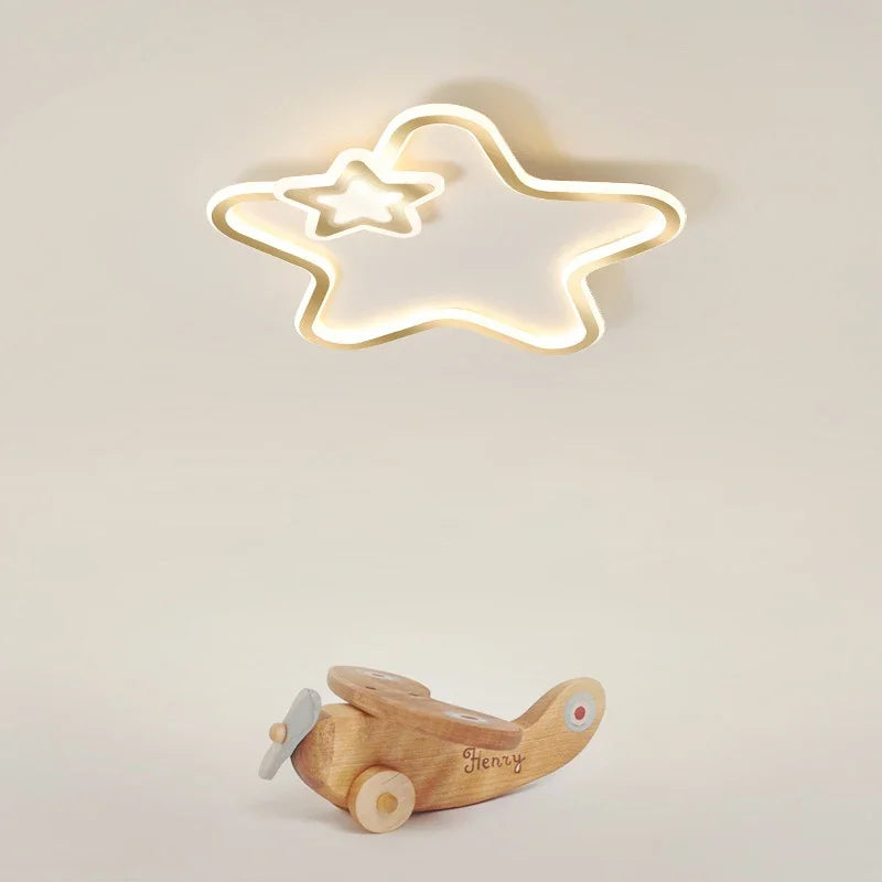 plafonnier led étoile moderne pour décoration intérieure - vue 3 sur 16