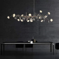 lustre led postmoderne en cristal nordique luxe g4 intérieur