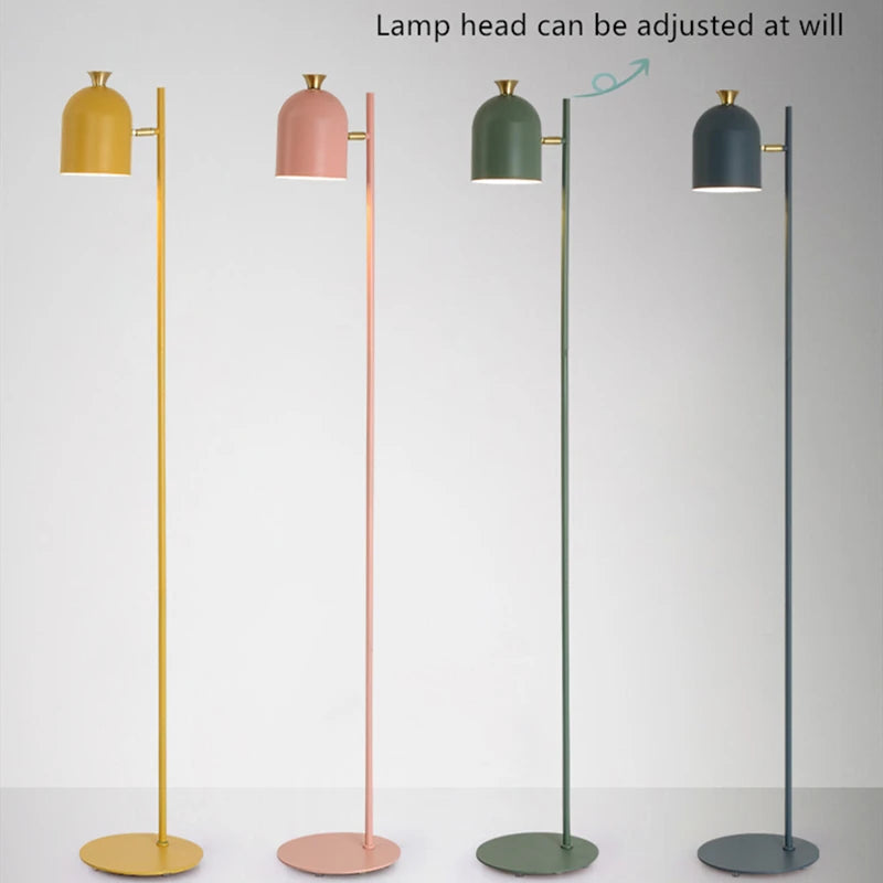 Modern minimalist iron floor lamp for Nordic decor - vue 5 sur 6