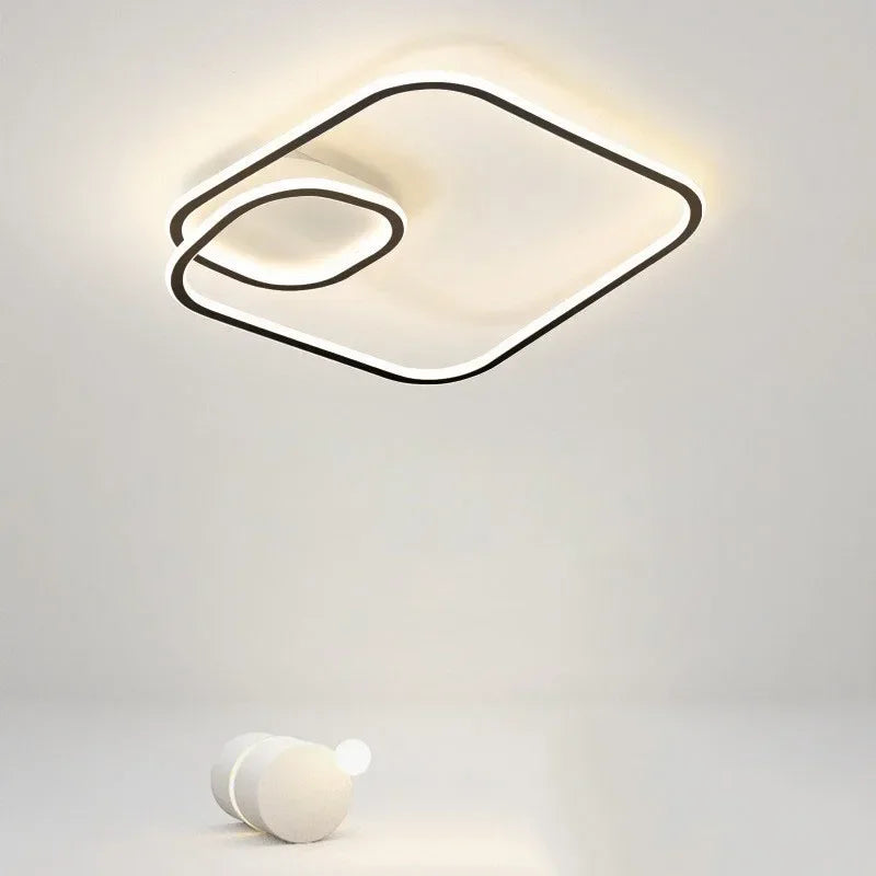 lustre led moderne simple pour décoration intérieure - vue 4 sur 20