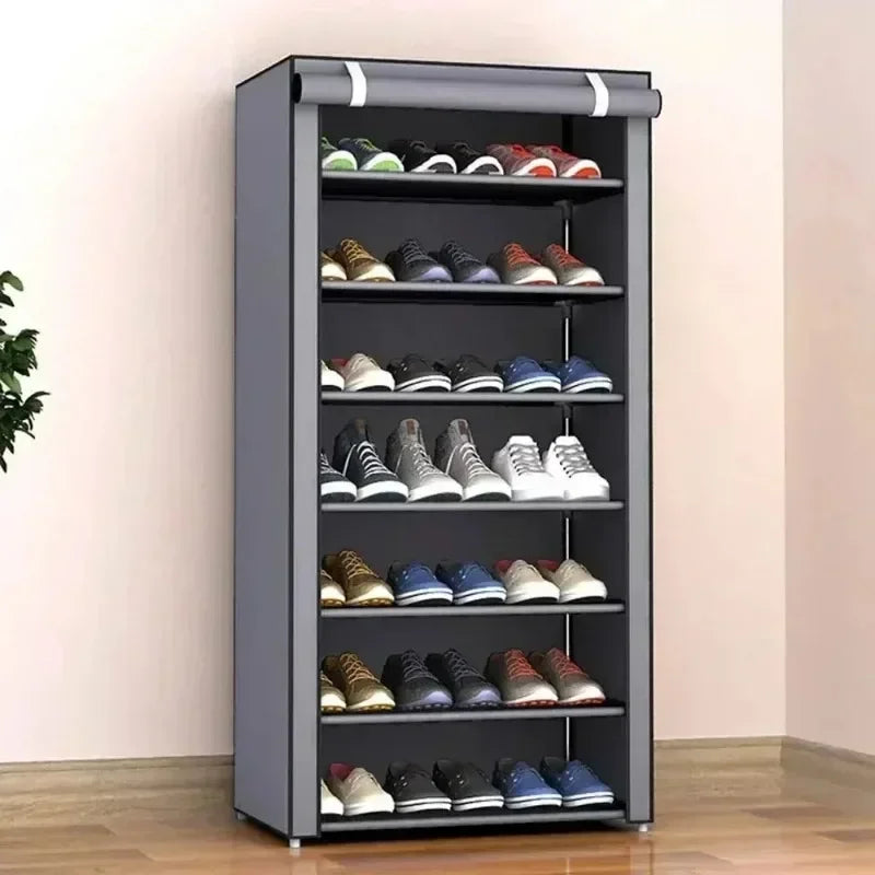 étagère à chaussures multicouche économique et pratique anti-poussière - vue 4 sur 16