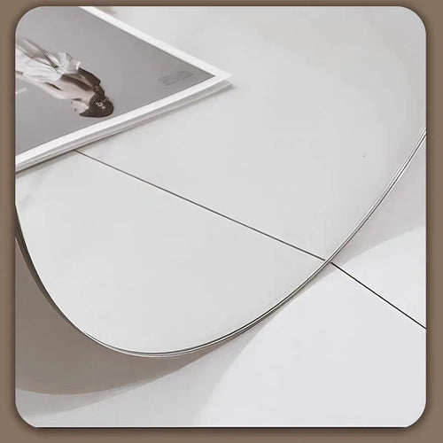 miroir intelligent elliptique lumineux anti-buée trois couleurs mural - vue 6 sur 18