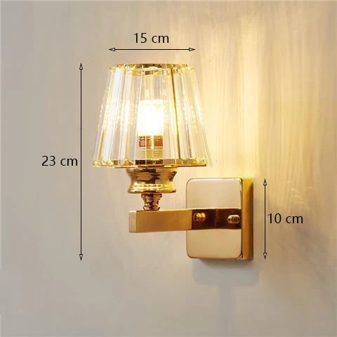 applique murale moderne en verre style nordique luxe - vue 11 sur 15