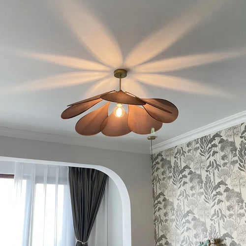 suspension led en tissu nordique décoratif d'intérieur