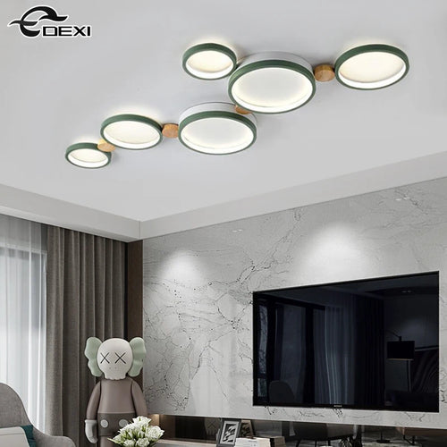 lustre nordique led pour salon balcon café vestiaire - vue 3 sur 25
