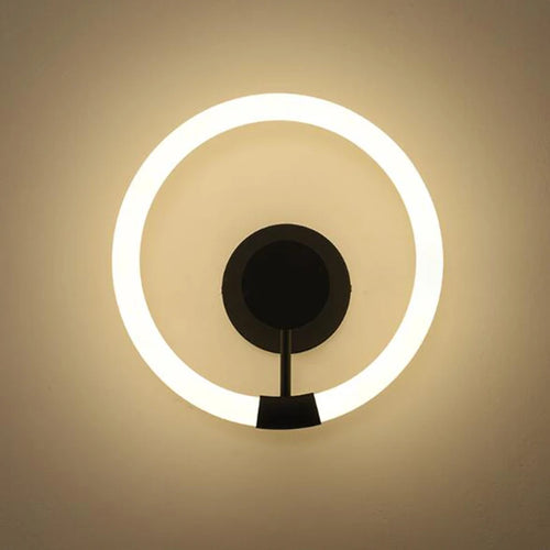 Applique murale LED Moderne Or Cercle - vue 7 sur 8