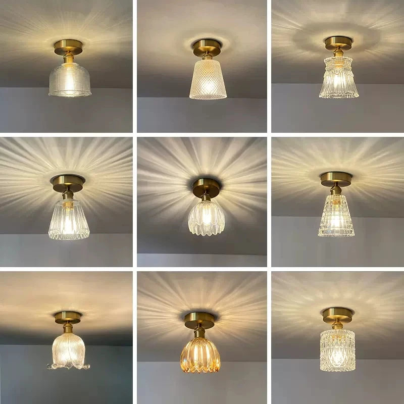 plafonnier moderne en verre pour intérieur et extérieur lumineux - vue 3 sur 30