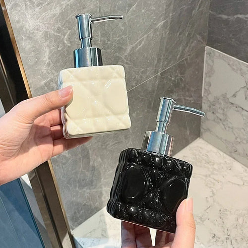 bouteille en céramique pour gel et désinfectant à main - vue 4 sur 8