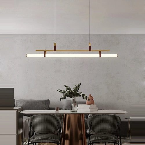 lustre minimaliste à led tendance 2022 éclairage suspendu - vue 4 sur 10