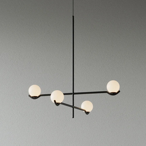 Modern minimalist LED chandelier for home decor - vue 3 sur 14