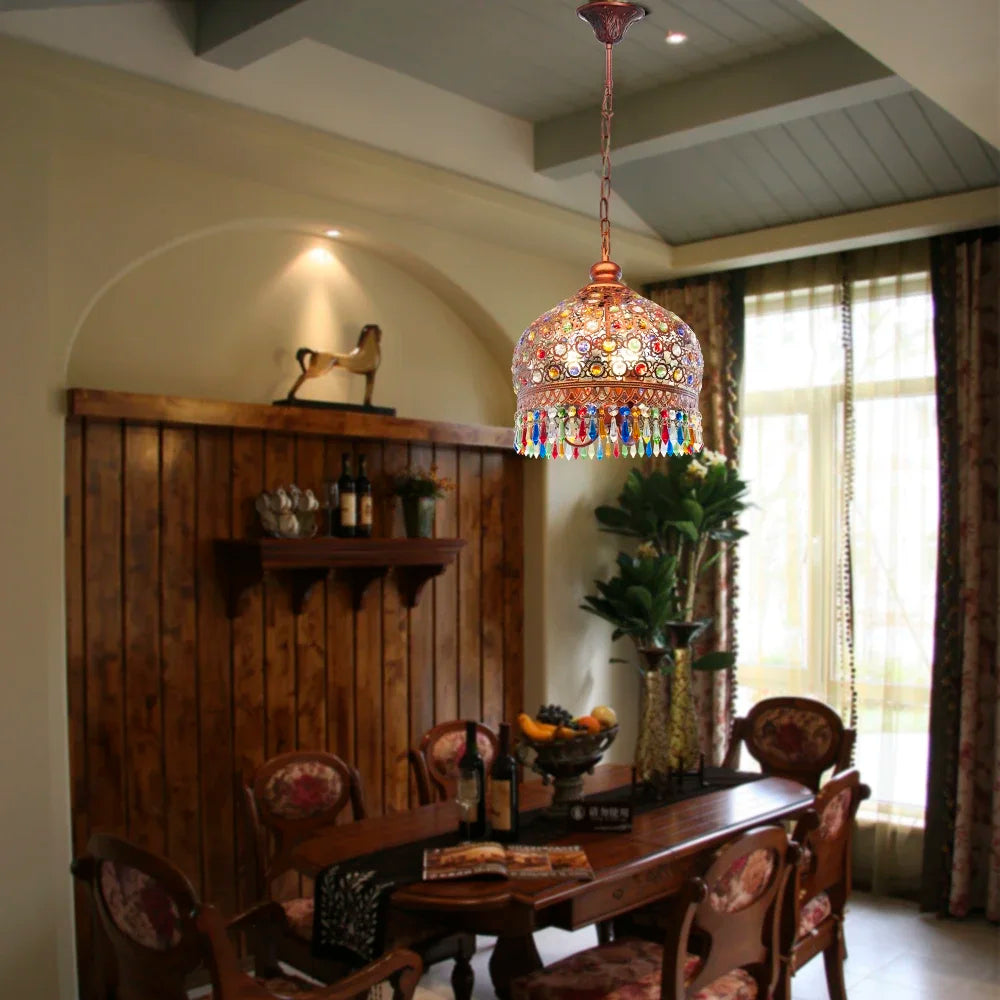 suspension en cristal thaïlandais pour décoration intérieure et extérieure - vue 4 sur 6
