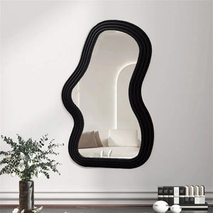 Vertical cloud mirror for office, dormitory, and bathroom decor