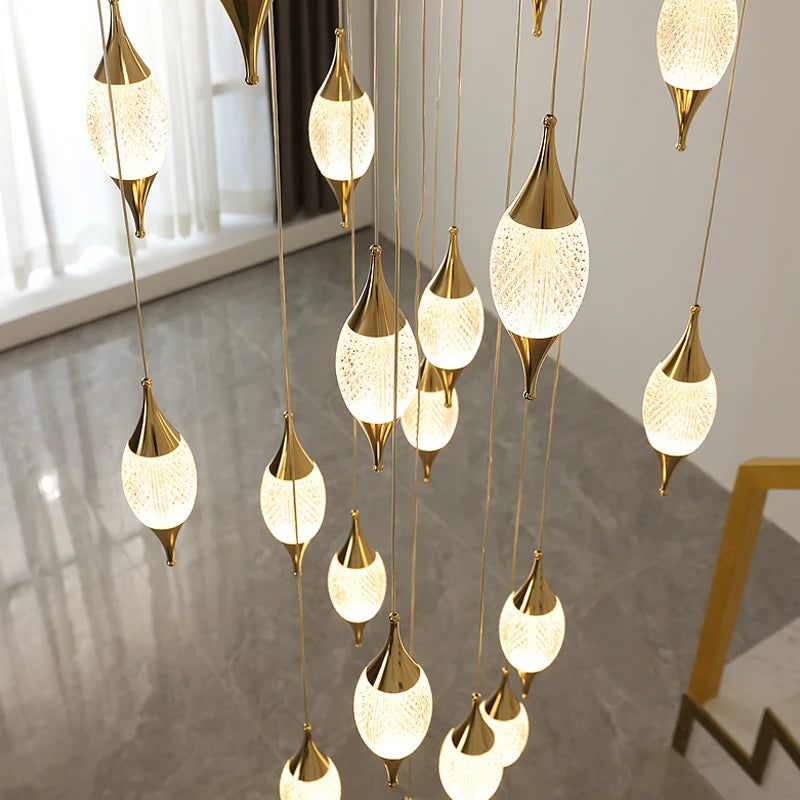 lustre moderne pour décoration d'hôtel et restaurant - vue 5 sur 12