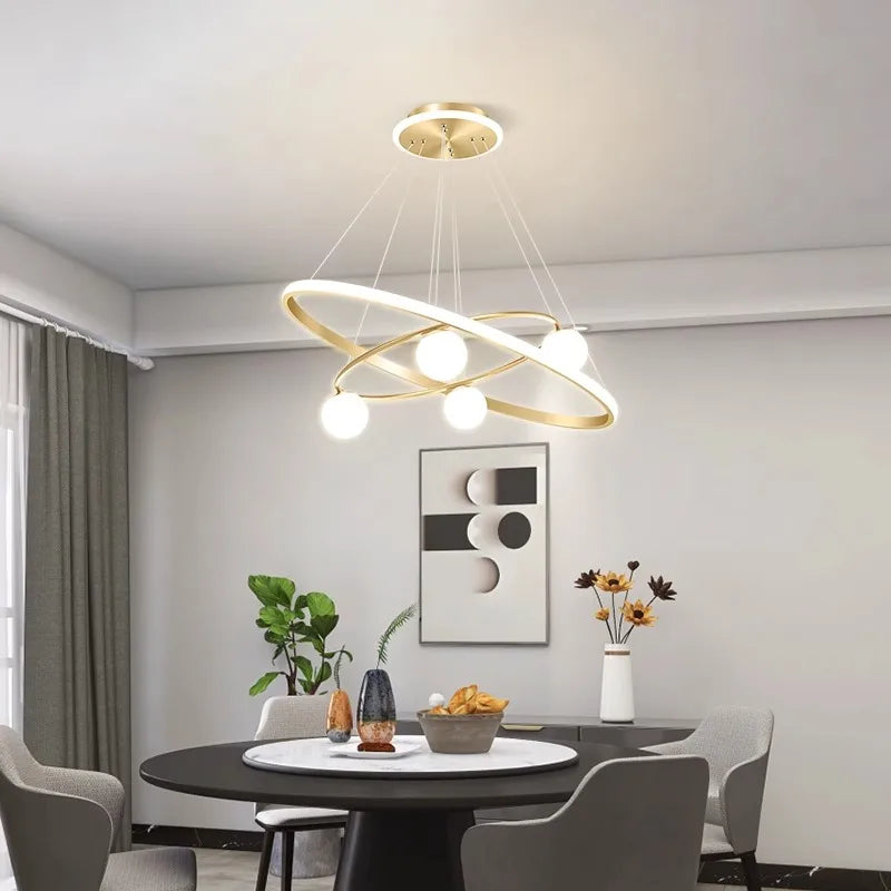 lustre décoration maison éclairage intérieur suspension fantaisie - vue 3 sur 9