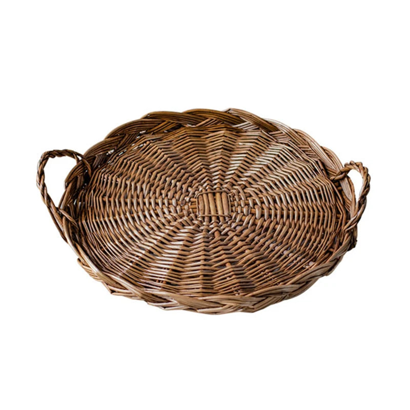 panier tissé à la main pour fruits et légumes rangement et pique-nique - vue 28 sur 29