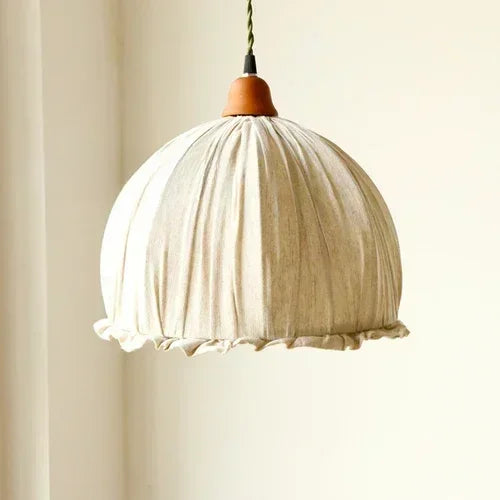 Nordic retro minimalist fabric chandelier for elegant interiors - vue 6 sur 6