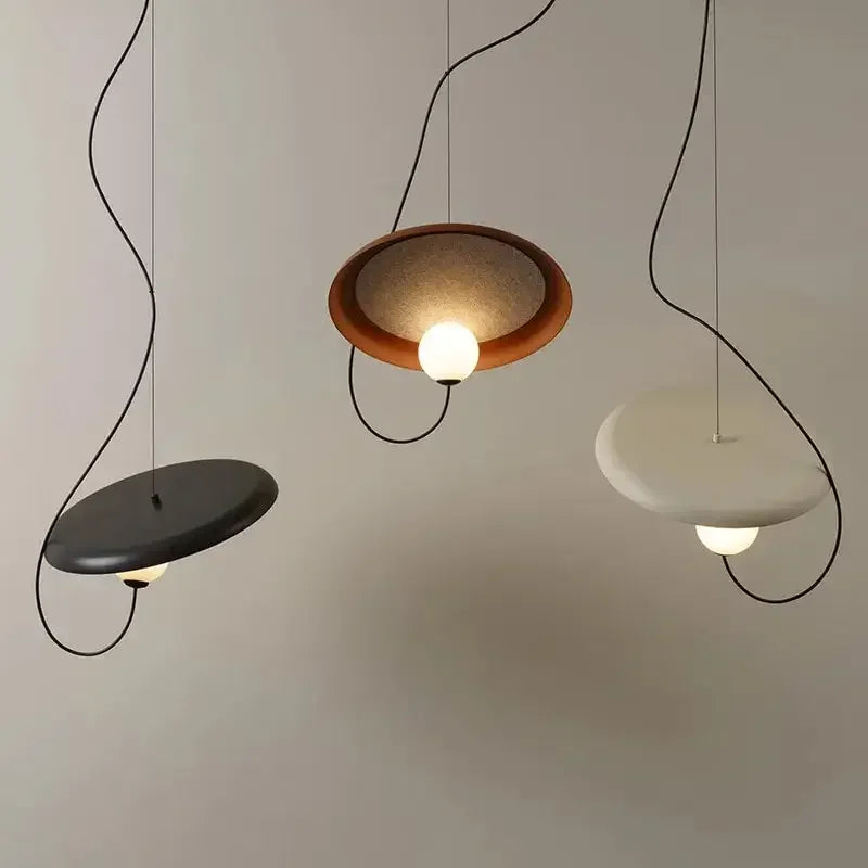 lustre magnétique design italien style wabi-sabi créatif - vue 3 sur 9