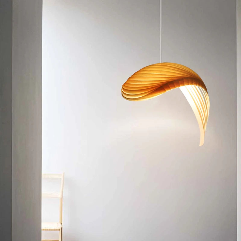 Suspension japonaise longue ligne en bois - vue 4 sur 9
