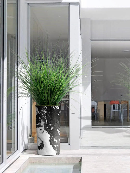 plantes artificielles herbe d'oignon pour mariage jardin décoration intérieure - vue 5 sur 7