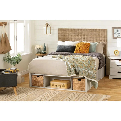 Avilla Rattan Headboard, Full - vue 5 sur 7
