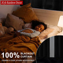 Rideau occultant aspect lin moderne pour chambre salon