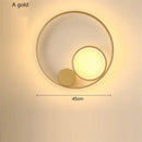 applique murale nordique moderne led en fer aluminium acrylique