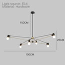 Minimalist postmodern decorative glass lamp for interiors