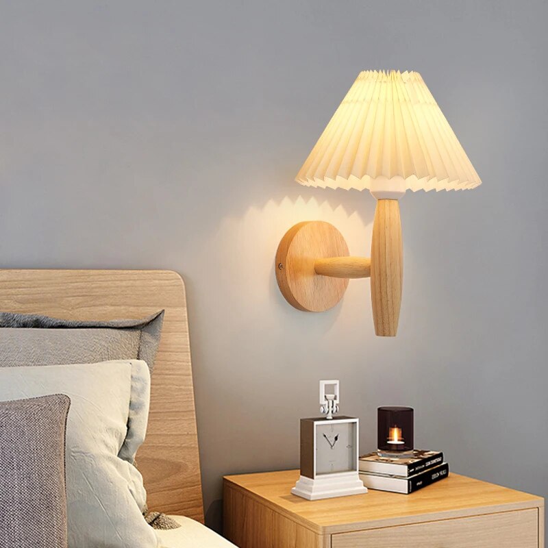 Applique murale en bois massif
