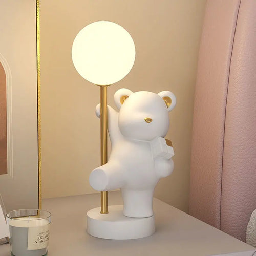 Lampe de Table en forme de lapin rose nordique - vue 17 sur 16