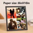 Personalized wooden photo frames, custom photo frame ornaments, simple holiday gifts indoors, commemorate precious memories