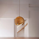 Nordic Wabi Sabi minimalist Japanese design LED chandelier for bar and restaurant