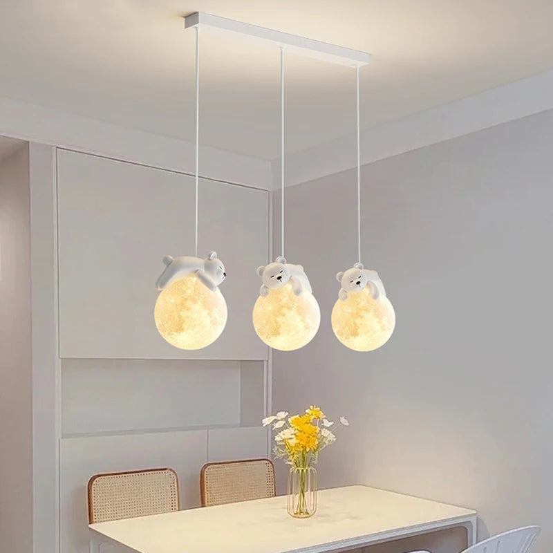 lustre moderne en forme d'animaux idéal pour enfants