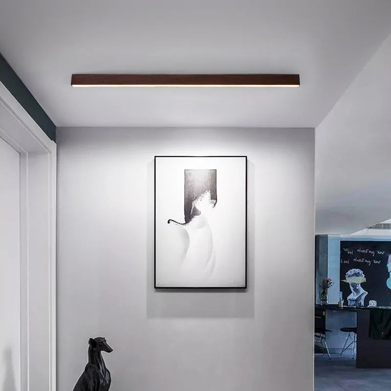 plafonnier led aluminium nordique grain allée - vue 5 sur 13